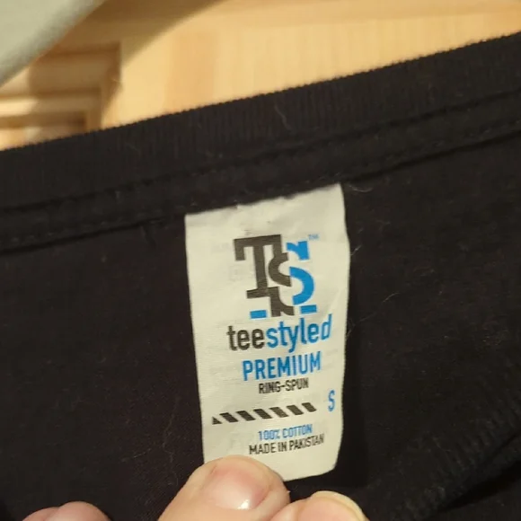 Black Graphic T-Shirt for Men - Picture 3 of 4